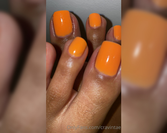CravinTae aka cravintae OnlyFans - Neon orange  I’m getting a new color soon but for now