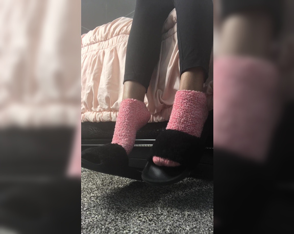 CravinTae aka cravintae OnlyFans - Sock Play! still have these fuzzy socks dump the glock show me it WORK