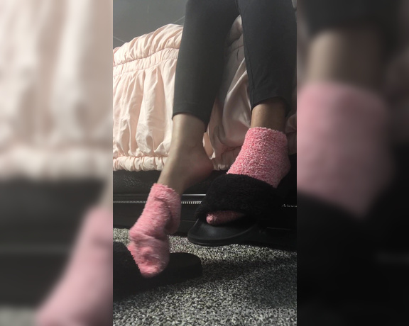 CravinTae aka cravintae OnlyFans - Sock Play! still have these fuzzy socks dump the glock show me it WORK