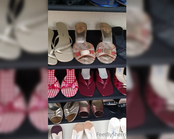 FeetBySherri aka feetbysherri OnlyFans - My shoe collection