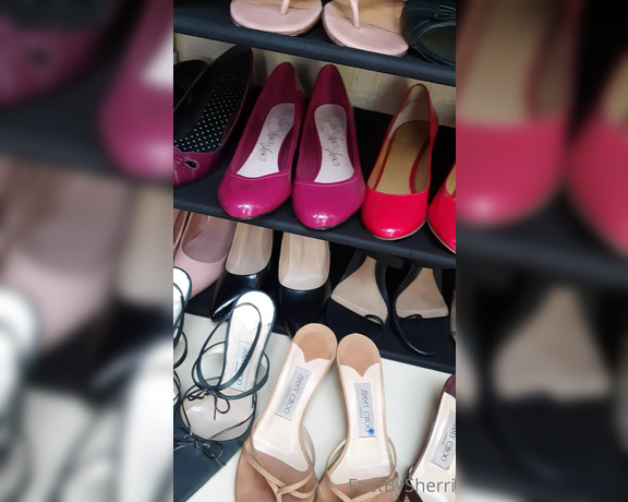 FeetBySherri aka feetbysherri OnlyFans - My shoe collection