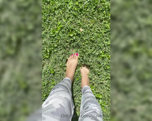 CravinTae aka cravintae OnlyFans - Grass is always greener on this side! #KnowThat Missed you Barefeet in grass! In touch with