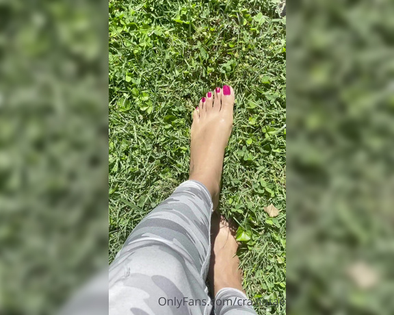 CravinTae aka cravintae OnlyFans - Grass is always greener on this side! #KnowThat Missed you Barefeet in grass! In touch with