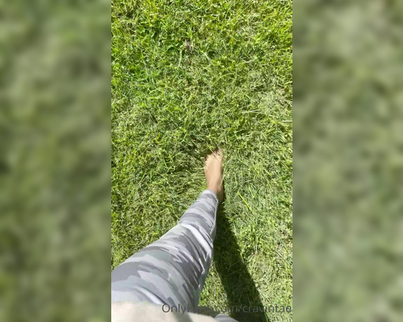 CravinTae aka cravintae OnlyFans - Grass is always greener on this side! #KnowThat Missed you Barefeet in grass! In touch with