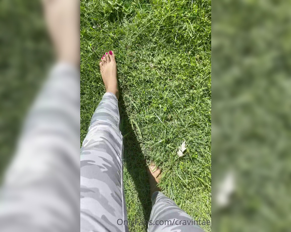 CravinTae aka cravintae OnlyFans - Grass is always greener on this side! #KnowThat Missed you Barefeet in grass! In touch with