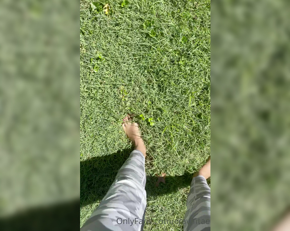 CravinTae aka cravintae OnlyFans - Grass is always greener on this side! #KnowThat Missed you Barefeet in grass! In touch with