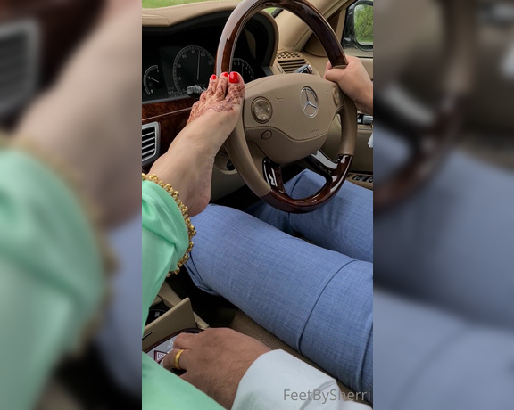 FeetBySherri aka feetbysherri OnlyFans - Motorway MISSION !