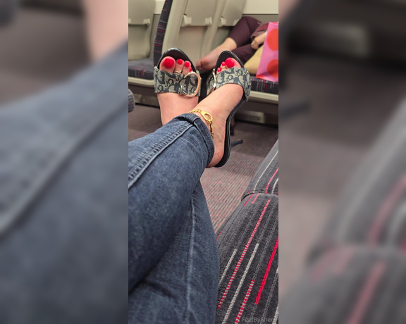 FeetBySherri aka feetbysherri OnlyFans - Train vibes