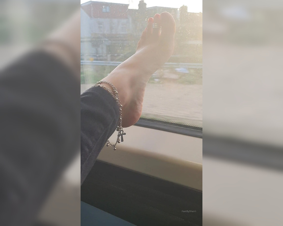 FeetBySherri aka feetbysherri OnlyFans - Train vibes