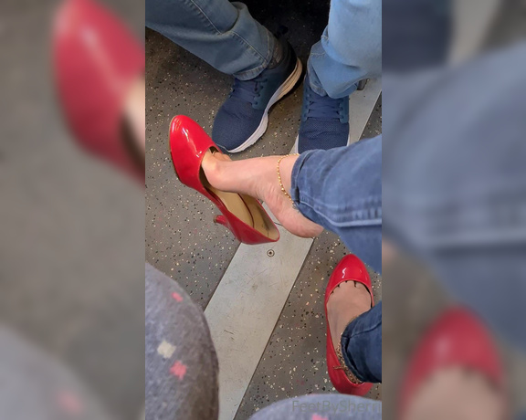 FeetBySherri aka feetbysherri OnlyFans - The famous red shoes have made an appearance this winter