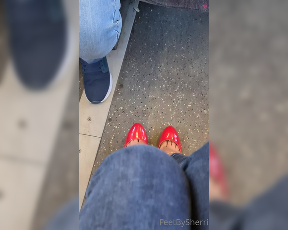 FeetBySherri aka feetbysherri OnlyFans - The famous red shoes have made an appearance this winter