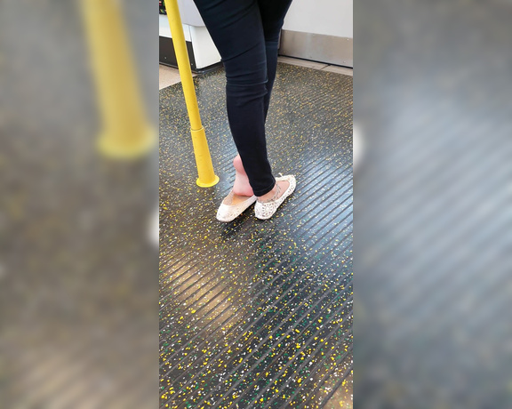 FeetBySherri aka feetbysherri OnlyFans - Netty flats on the London Underground