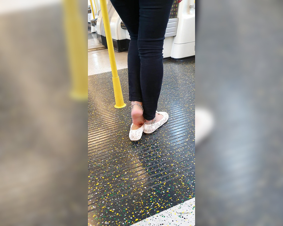 FeetBySherri aka feetbysherri OnlyFans - Netty flats on the London Underground