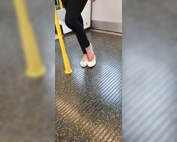 FeetBySherri aka feetbysherri OnlyFans - Netty flats on the London Underground