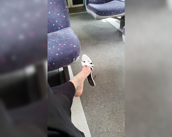 FeetBySherri aka feetbysherri OnlyFans - Train vibes!