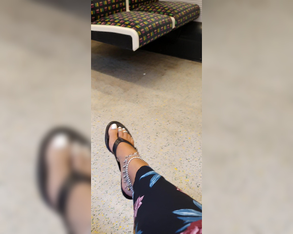 FeetBySherri aka feetbysherri OnlyFans - Train vibes !