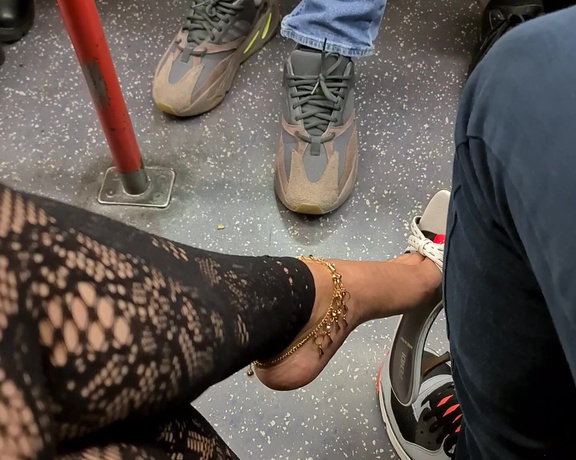 FeetBySherri aka feetbysherri OnlyFans - Throwback  train vibes