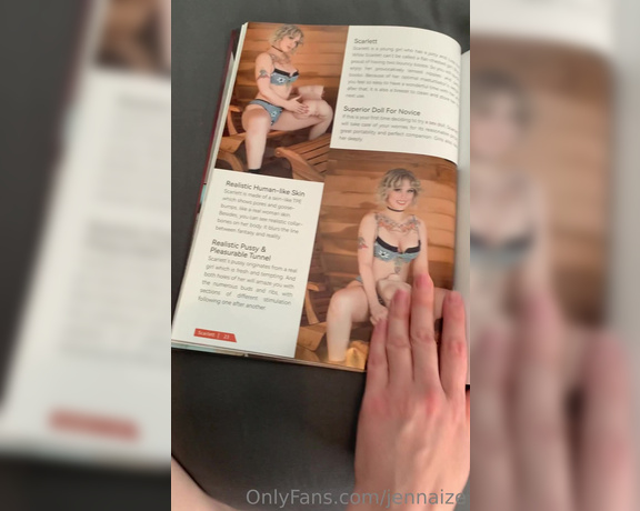 Jennaize aka jennaize OnlyFans - Flipping through my tantaly doll book for you lots of spicy pics inside)