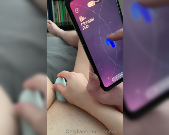 Jennaize aka jennaize OnlyFans - Using the new little whale toy I got yesterday! The vibrations are controlled by the app!