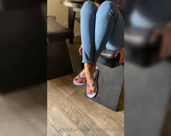 Laprettyfeet4 aka laprettyfeet4 OnlyFans - I’m gonna make a longer flip flops soon, I know some of you love flip flops