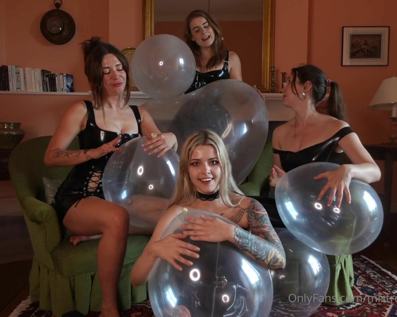 Mistress Mercy aka mistressmercyxoxvip OnlyFans - I indulged in a weird new fetish with the girls  balloon fetish In order