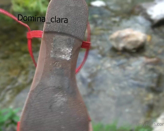 Domina_clara aka domina_clara OnlyFans - Im going to come back home in few days, I will sell my sandals and flip