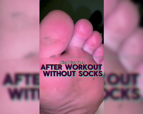 Nina’s Feet aka ninadiaz.feet OnlyFans - After Workout Without Socks! Today I workout out without socks! Can you imagine the smell