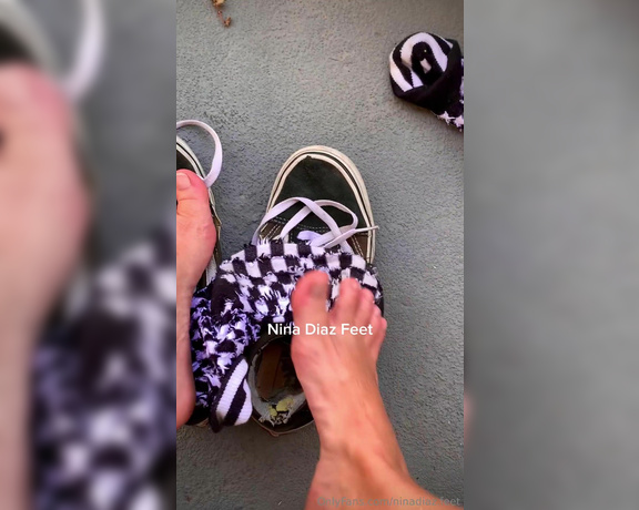 Nina’s Feet aka ninadiaz.feet OnlyFans - Today in the afternoon I went for a bike ride The day was very hot,