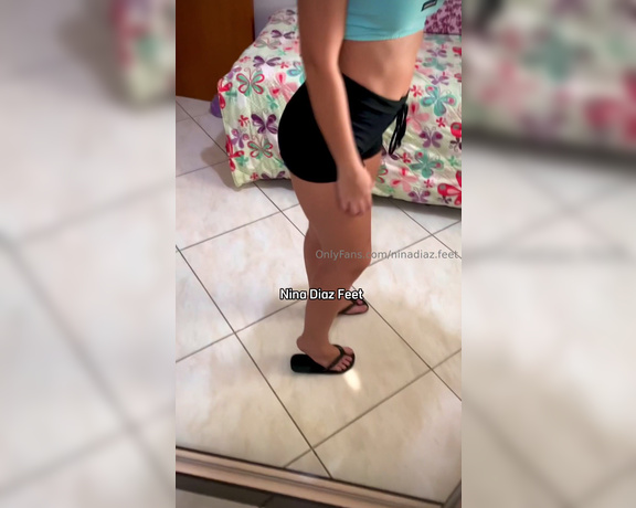 Nina’s Feet aka ninadiaz.feet OnlyFans - POV Your Sweaty Cousin with FlipFlops Your cousin arrives at your house looking hot, wearing