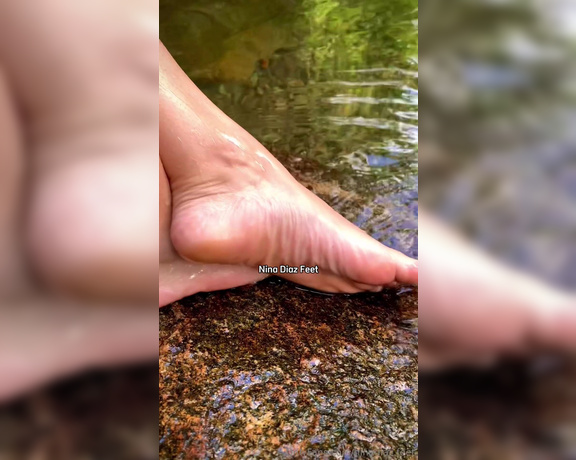 Nina’s Feet aka ninadiaz.feet OnlyFans - POV Wet Feet on Waterfalls Who loves wet feet I went to the waterfall,