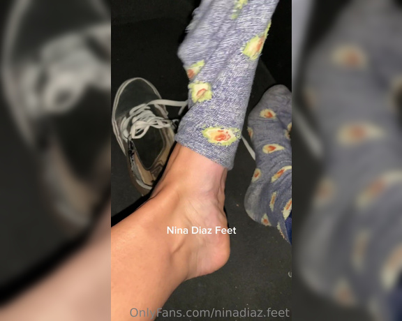 Nina’s Feet aka ninadiaz.feet OnlyFans - Stinky Feet in the Car After Gym! Today I went to the gym, and sweaty