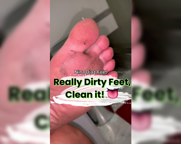 Nina’s Feet aka ninadiaz.feet OnlyFans - Your Queen’s feet is really Dirty! After a long day with a lot of sweat, you