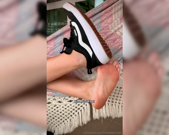 Nina’s Feet aka ninadiaz.feet OnlyFans - Today I spent the whole day working with this sneakers, and I still worked out, all