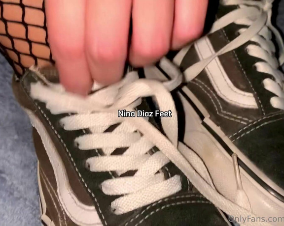 Nina’s Feet aka ninadiaz.feet OnlyFans - Your hot Queen Sucking her Own Reek Foot! You know I love my Stink Feet,