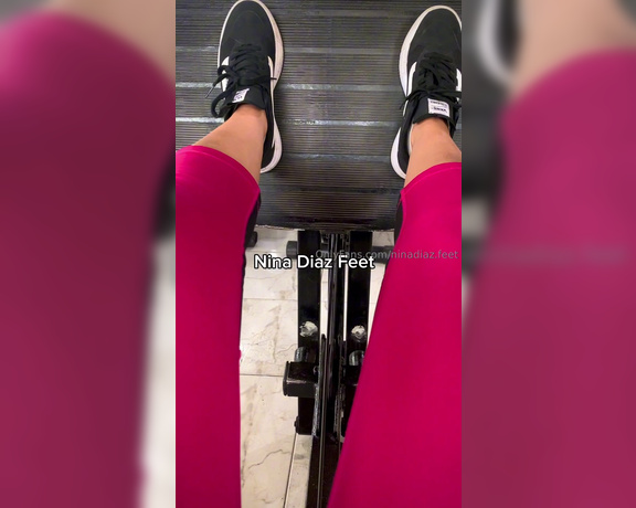 Nina’s Feet aka ninadiaz.feet OnlyFans - At the Gym with Me! A Surprise to make your Monday better Today you