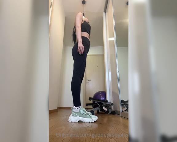 Goddess Bojana aka goddessbojana OnlyFans - I am taking My bitch to the gymsomeone needs to clean and worship all the sweat