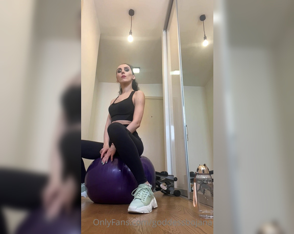 Goddess Bojana aka goddessbojana OnlyFans - I am taking My bitch to the gymsomeone needs to clean and worship all the sweat