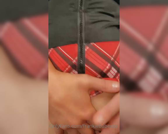 FrankieBabe aka frankiebabexxx OnlyFans - Heres your tartan teaser