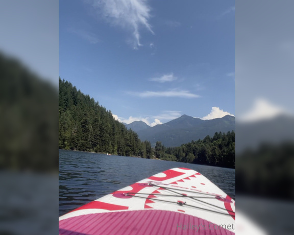 Halleys Comet aka halleyscomet69 OnlyFans - This is a paddle board POV I created last time I was on the lake, sorry