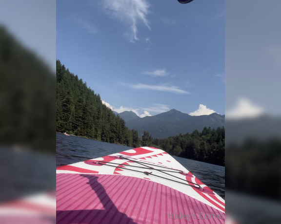 Halleys Comet aka halleyscomet69 OnlyFans - This is a paddle board POV I created last time I was on the lake, sorry