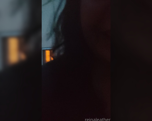 Reina Leather aka reinaleather OnlyFans - Sorry for the bad quality of the stream I have recorded for you!!!!