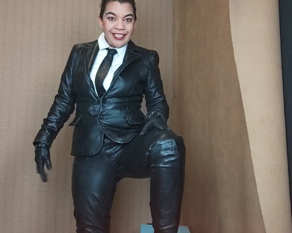 Reina Leather aka reinaleather OnlyFans - New trousers !!!