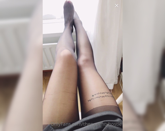 Naughty Nylons aka naughtynylons OnlyFans - This ones for the lovers of black nylons, and the sound of my beautiful nylon legs