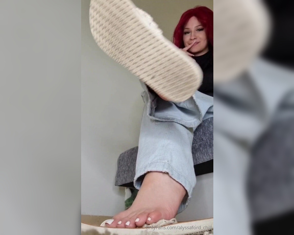 Alyssa Ford aka alyssaford_chill OnlyFans - My soles are dry and you know what that means