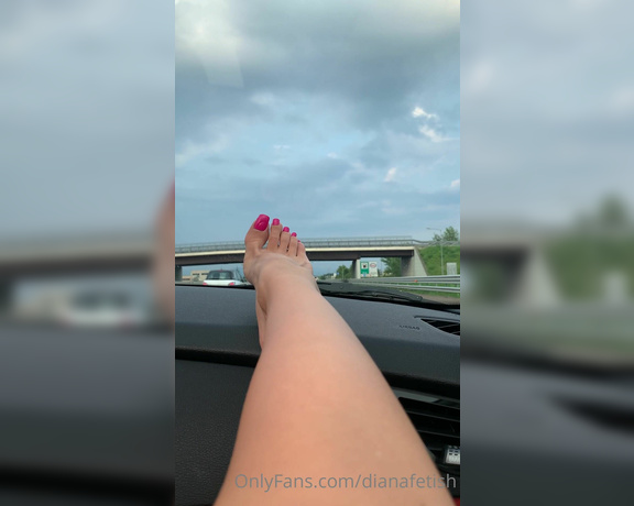 Diana Fetish aka dianafetish OnlyFans - When I get tired of driving I switch places and relax