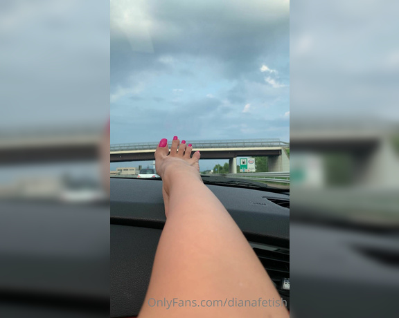 Diana Fetish aka dianafetish OnlyFans - When I get tired of driving I switch places and relax