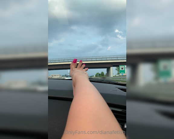 Diana Fetish aka dianafetish OnlyFans - When I get tired of driving I switch places and relax