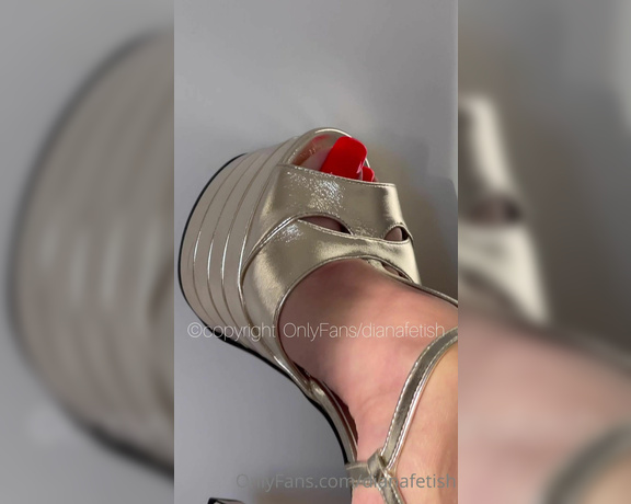 Diana Fetish aka dianafetish OnlyFans - My new Gucci heels A gift from one of my money slaves