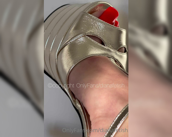 Diana Fetish aka dianafetish OnlyFans - My new Gucci heels A gift from one of my money slaves