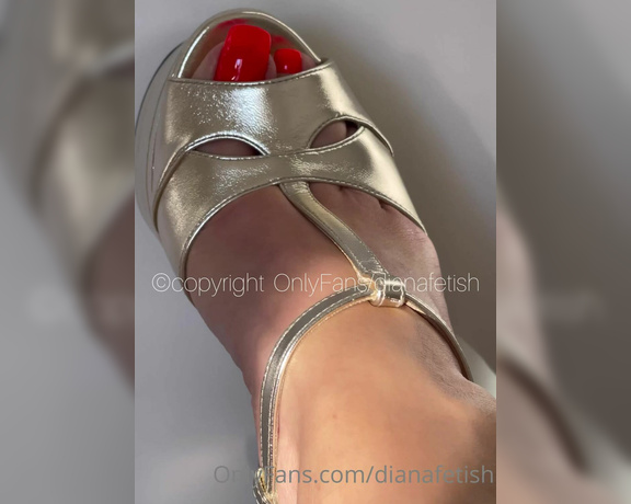 Diana Fetish aka dianafetish OnlyFans - My new Gucci heels A gift from one of my money slaves